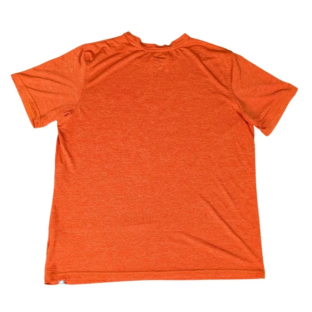 The North Face Orange Heather Climbing Gear Graphic T-Shirt Mens Short Sleeve